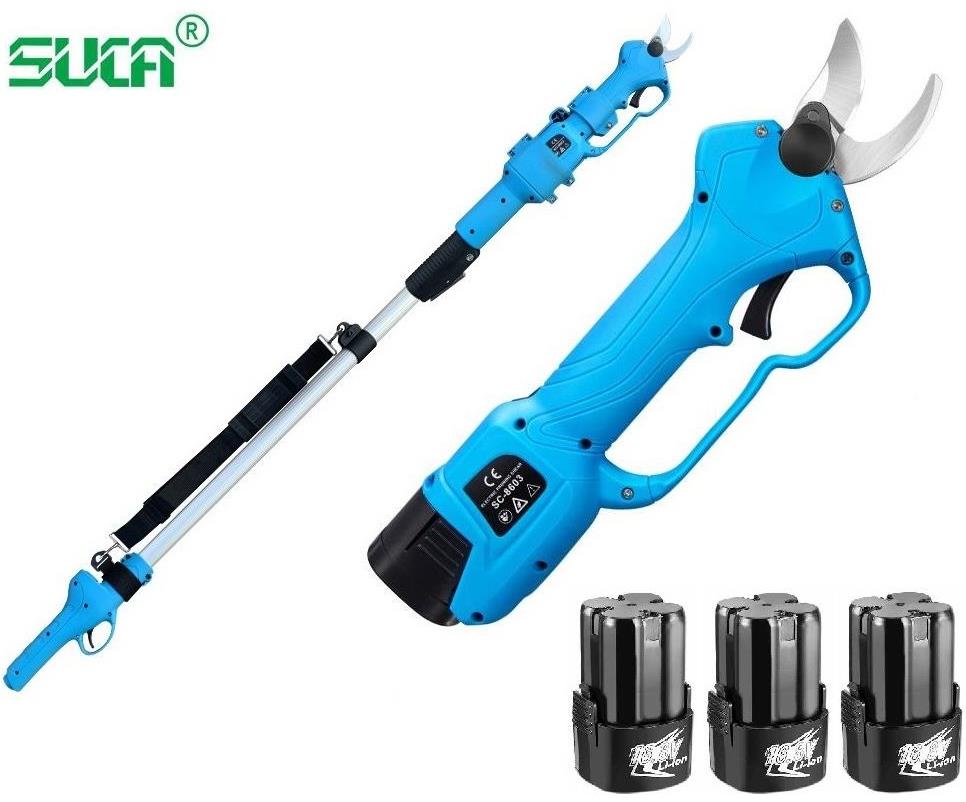 Suca SC 8608A Akülü Budama Makası Ve Uzatma Aparatı 2 Akülü